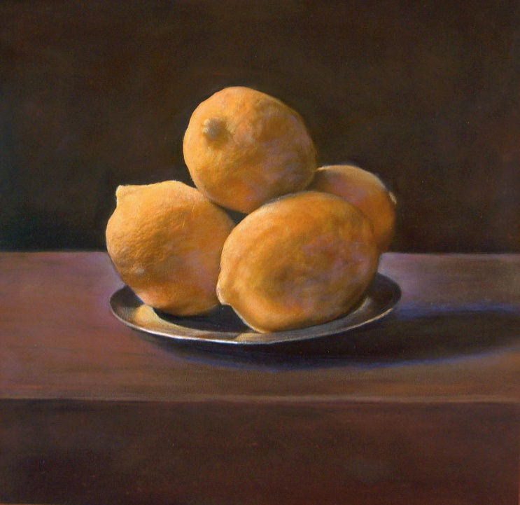 Kate Breakey, Still Life with Lemons, after Francisco Zurburán