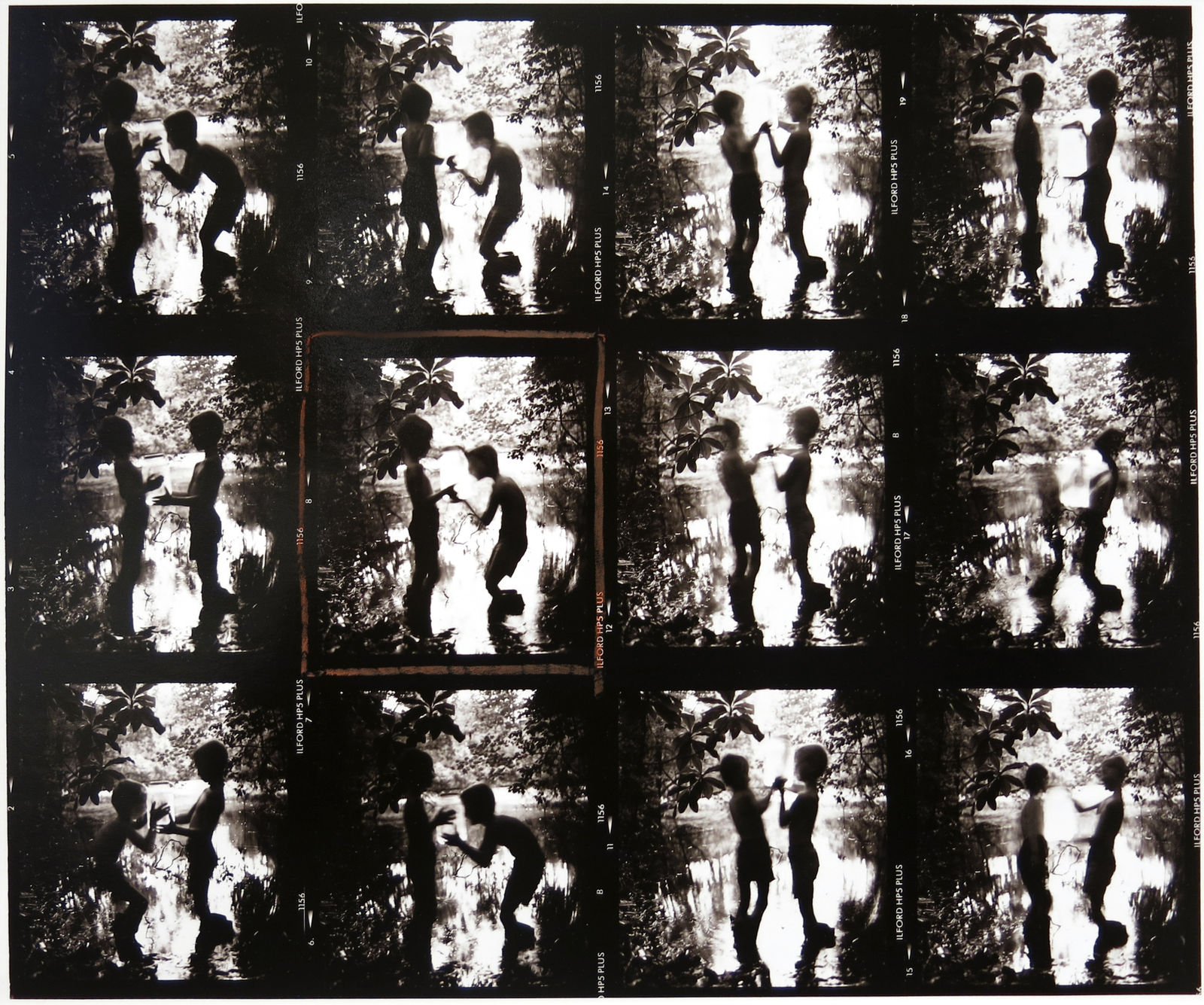 Keith Carter, Fireflies Contact Sheet, 1992
