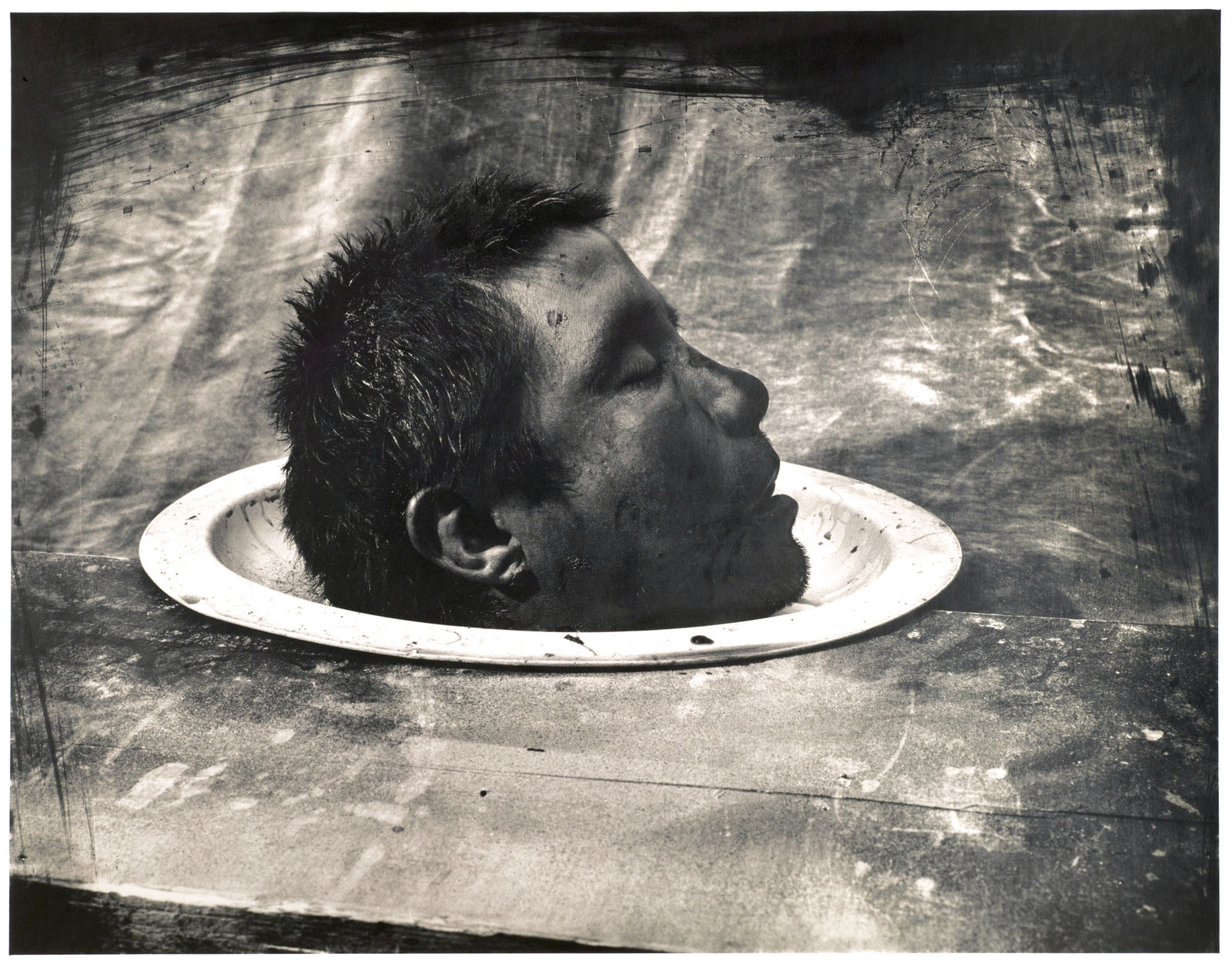 Joel-Peter Witkin, Head of a Dead Man, Mexico City, 1990