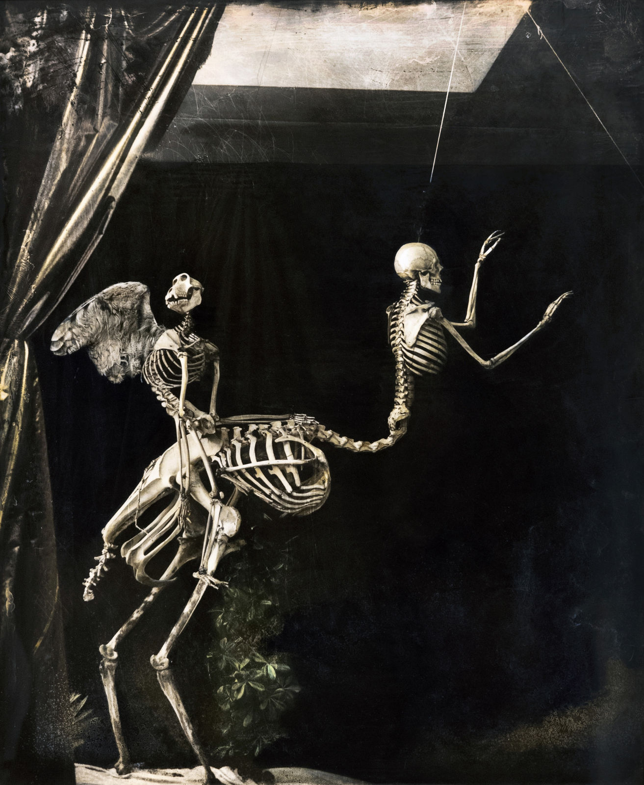 Joel-Peter Witkin, Cupid and Centaur in the Museum of Love, Marseille, 1992