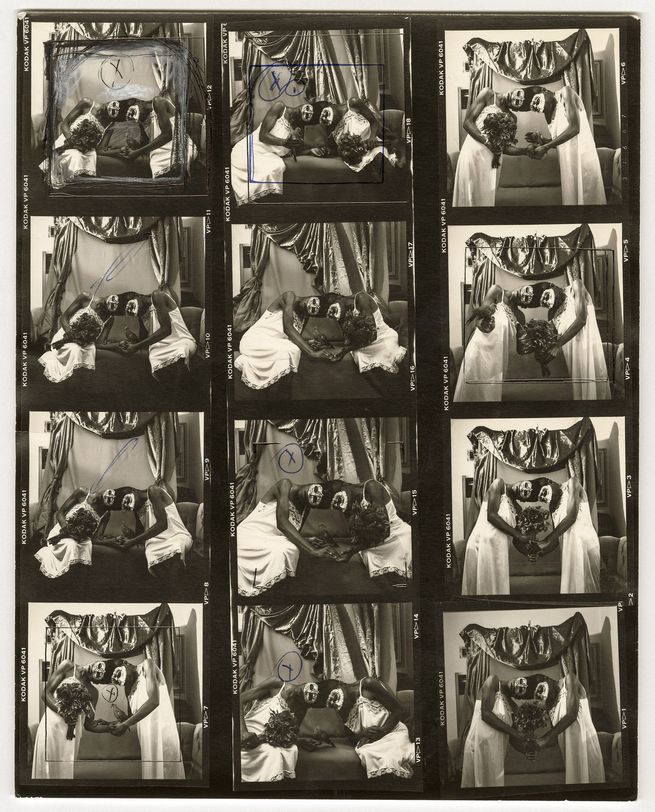Contact Sheets: Joel-Peter Witkin, Siamese Twins, Los Angeles, 1988
