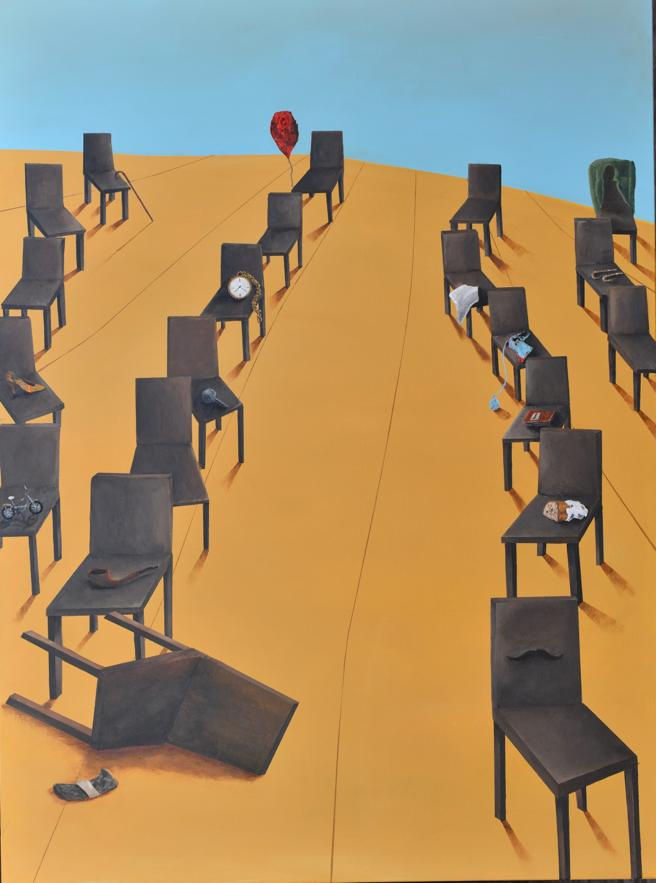 Still life, Acrylic on canvas, 135x100cm