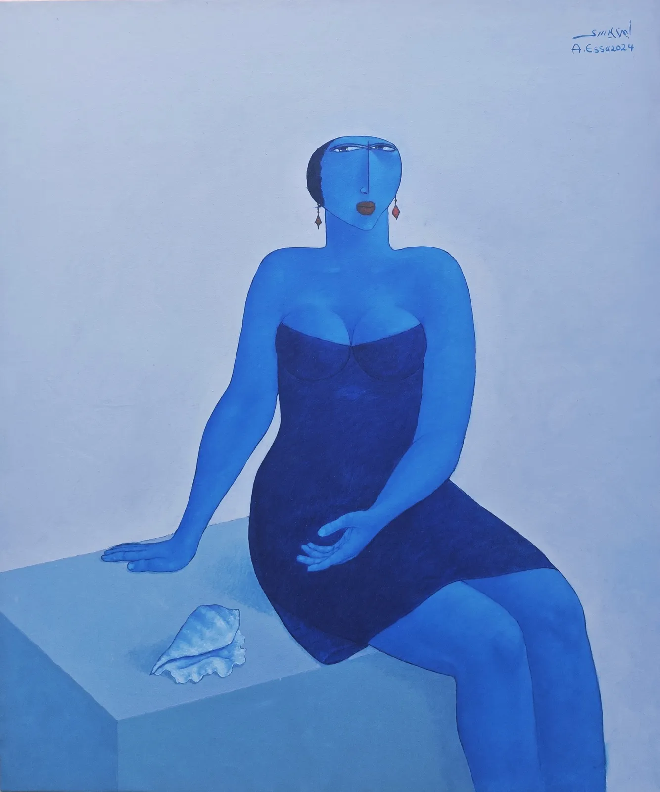 Ayman Essa, 2024, Oil on canvas, 120x90cm