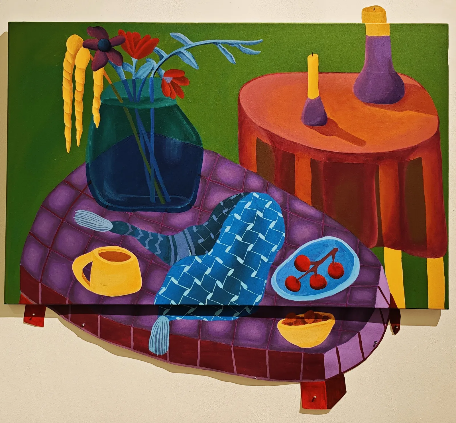 Noor Bseiso, Sufritna-03, 2025, Acrylic on canvas, 75x90cm