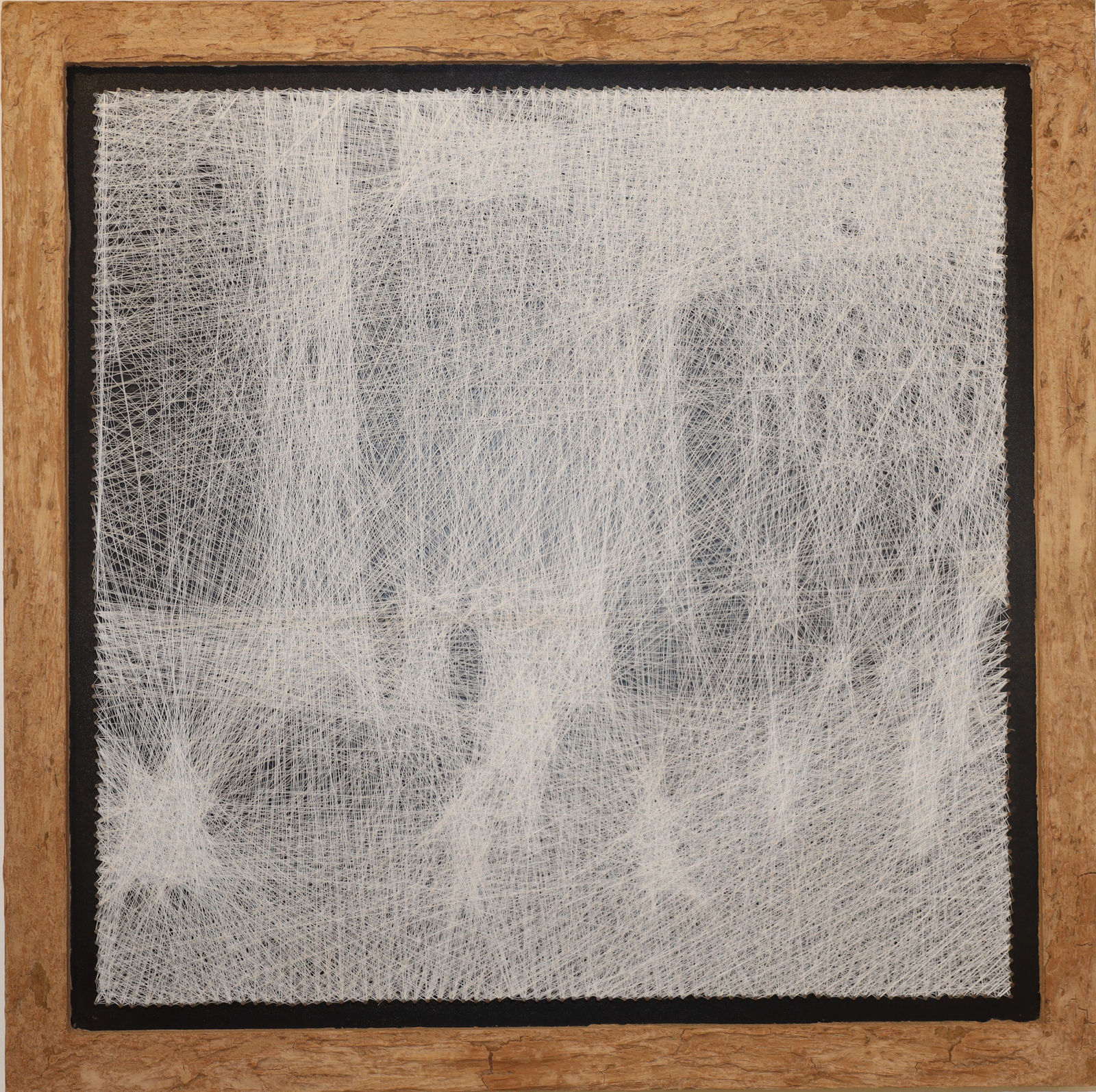 Rawan Ahmed Bin Ishaq, Wealth of the Land, 2024, Mixed media on wood, 90x90cm