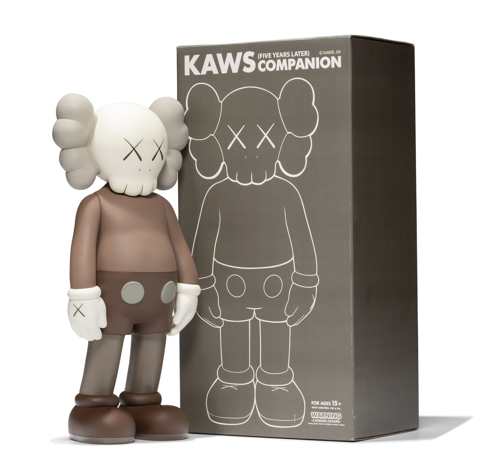 KAWS, 5 YEARS LATER (BROWN), 2004