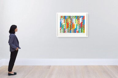 Bridget Riley (b. 1931), BRIDGET RILEY | 1ST STUDY FOR PAINTING, 1989