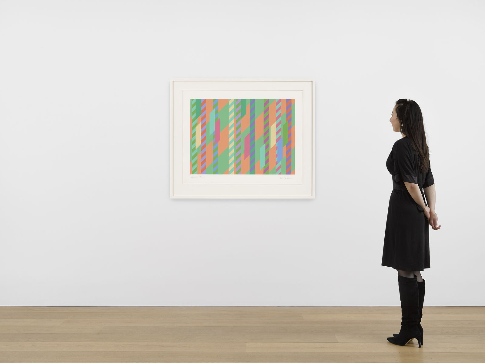 Bridget Riley (b. 1931), BRIDGET RILEY | BASSACS, 1996