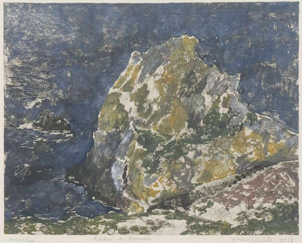 Yvonne SABELÈTE, Rocher de Bremeur, 2018