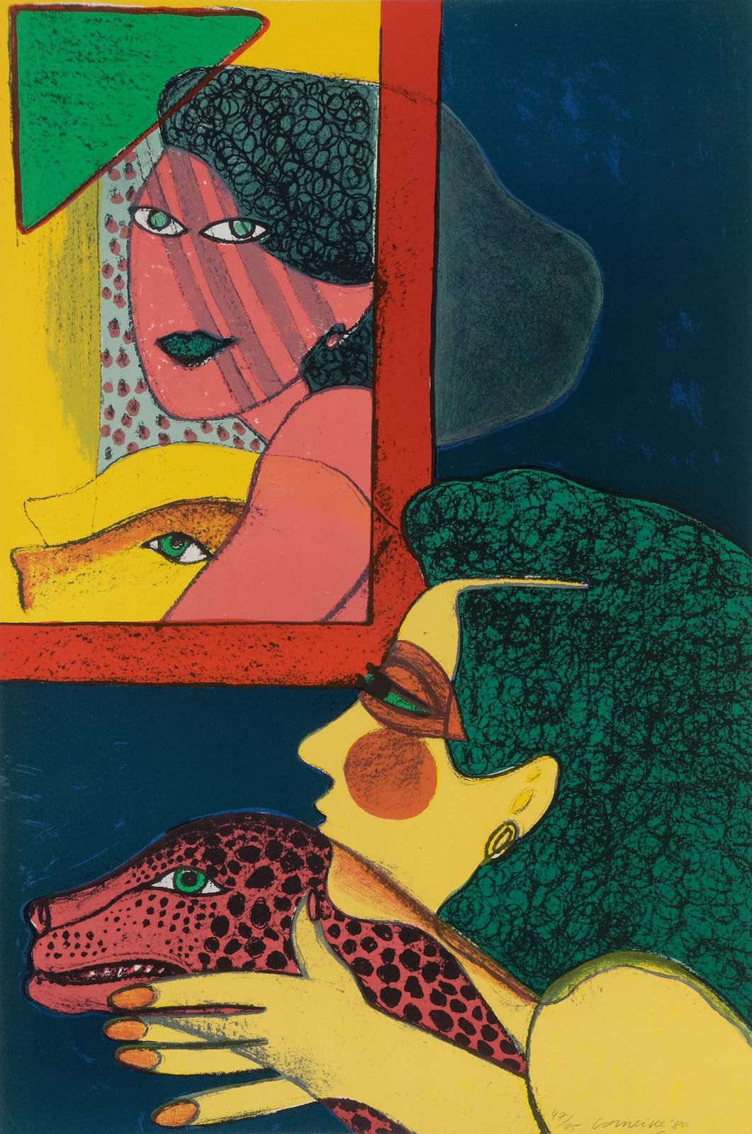 Guillaume CORNEILLE, Vertige de l'œil II, 1980