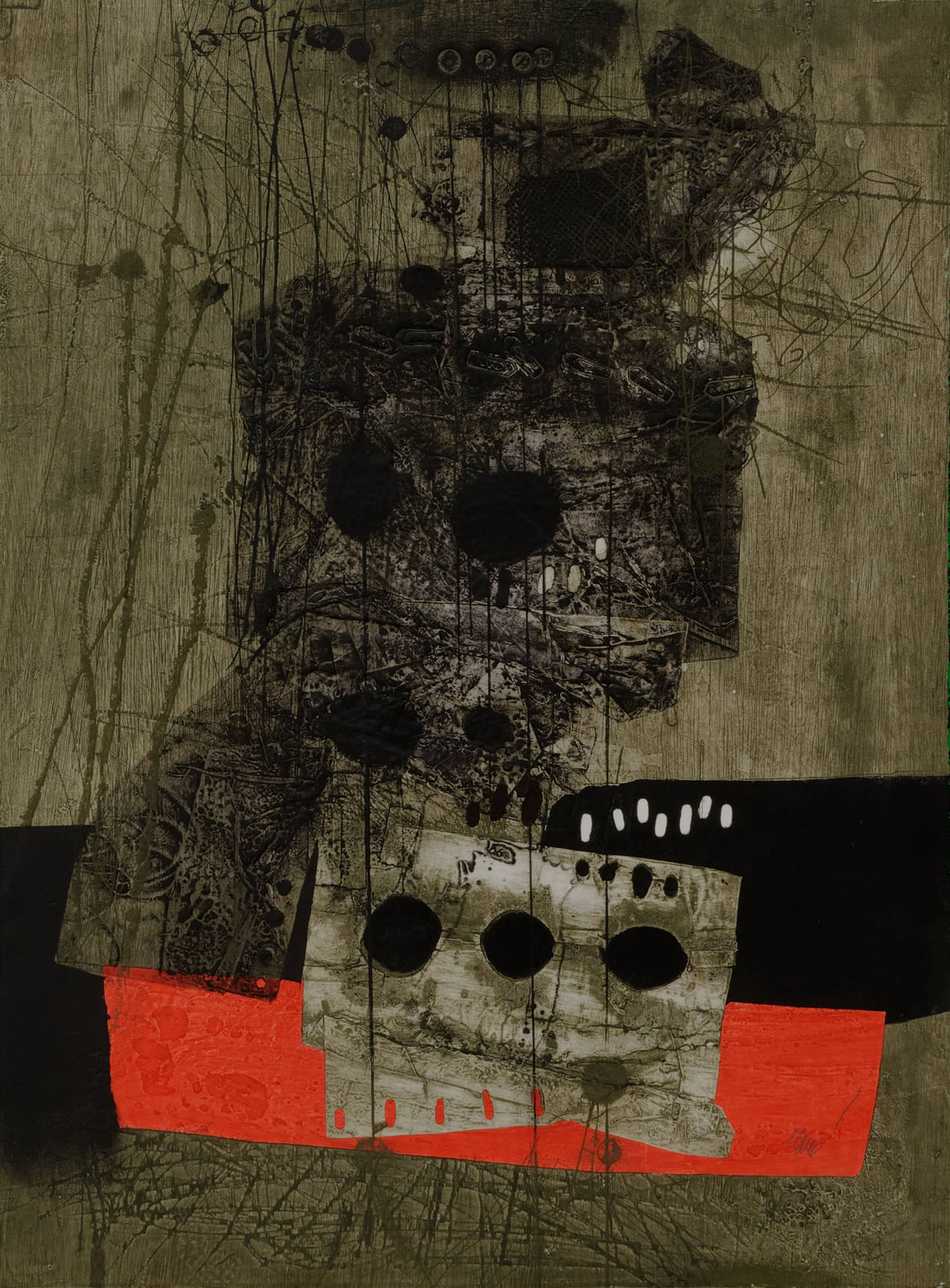 Antoni CLAVÉ, Instrument étrange IX, 1980