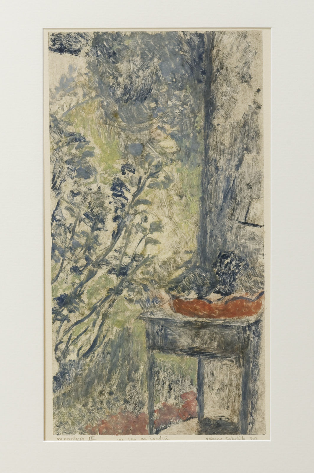 Yvonne SABELÈTE, Vue sur un jardin I