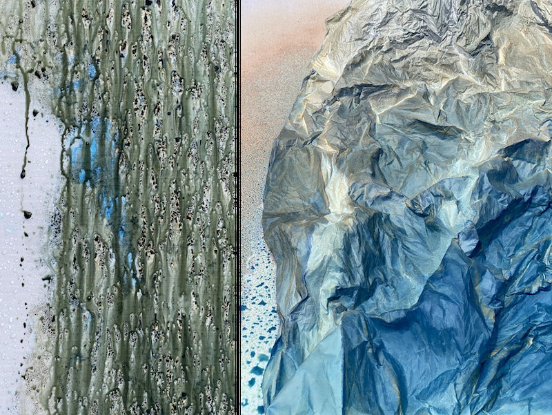 Cyanotype processed Xuan paper. Courtesy of Wu Chi-Tsung Studio.