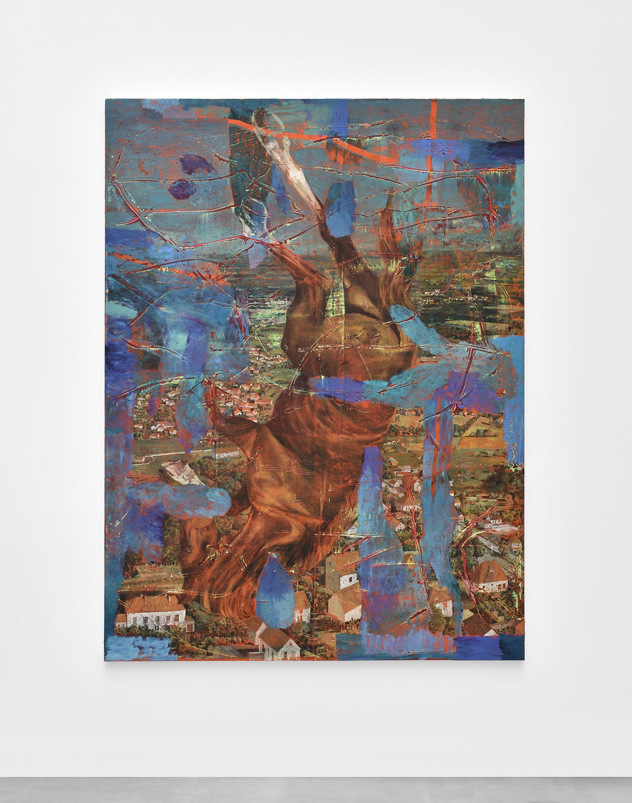 Julien Des Monstiers, Idéaline, 2021. Huile sur toile / OIl on canvas 210 x 160 cm / 82 5/8 x 63 in