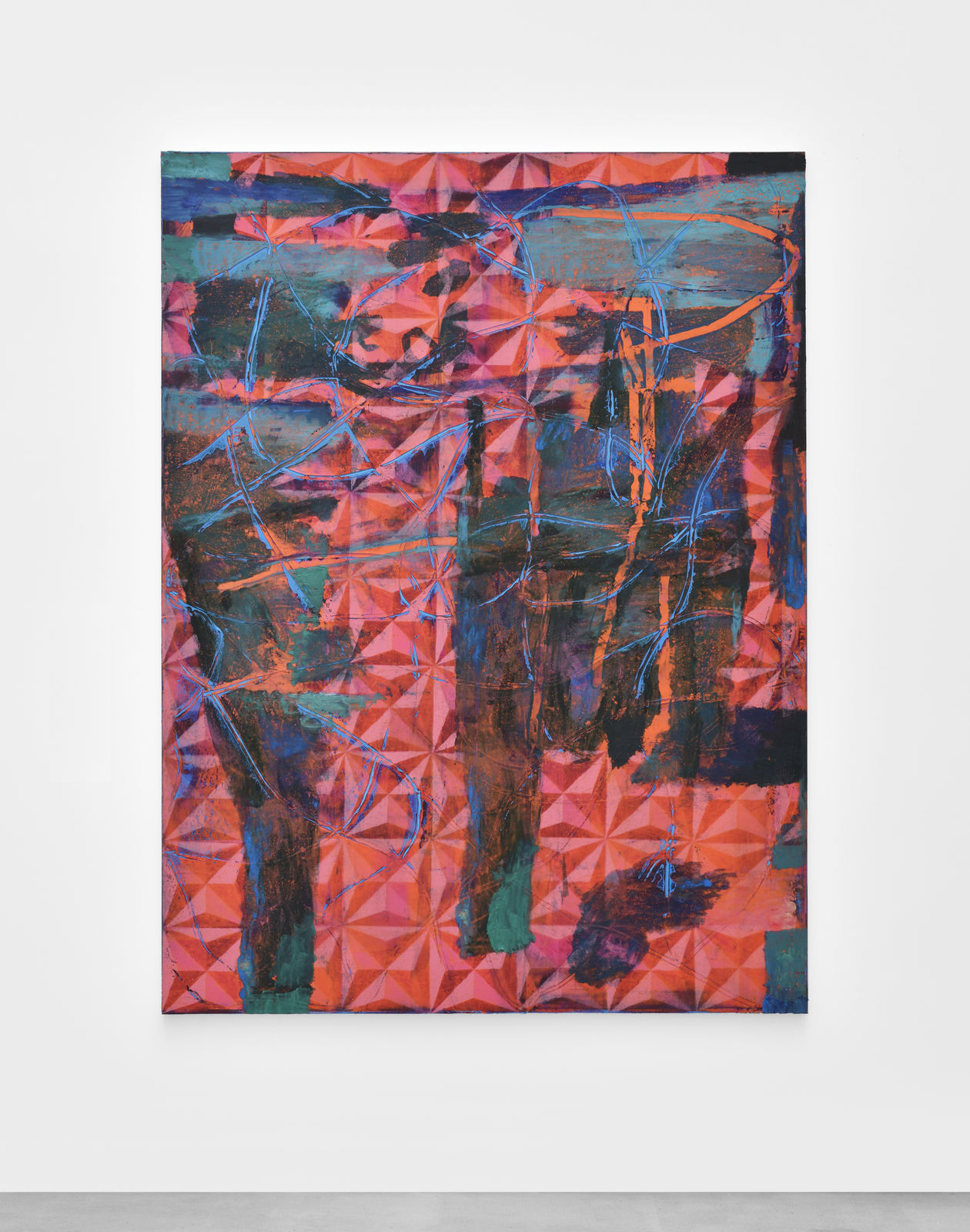 Julien des Monstiers, Fantôme III, 2020, huile sur toile, 230 x 170 cm.