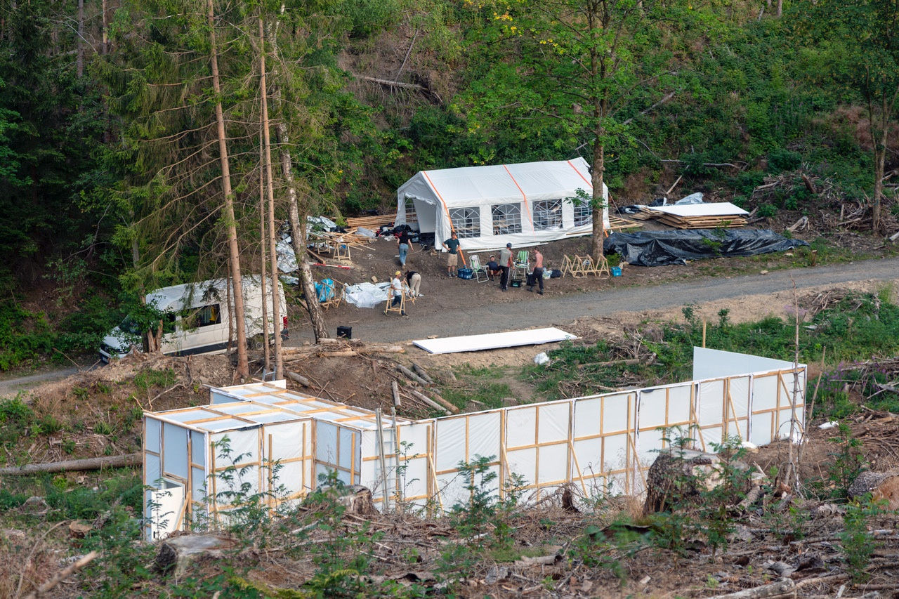 Making of "Isolation (Waldstück)"_FabianKnecht_2022 &copy; Courtesy of the artist