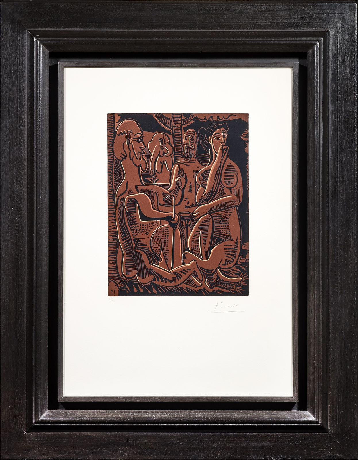 Petit déjeuner sur l’herbe, d’après Manet