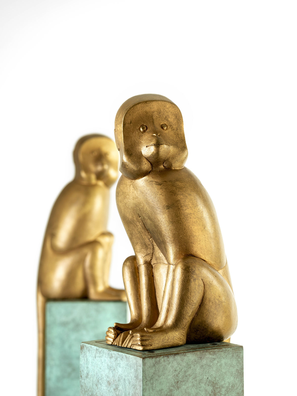 Francois-Xavier Lalanne, Singes Attentifs I & II, Circa 1992