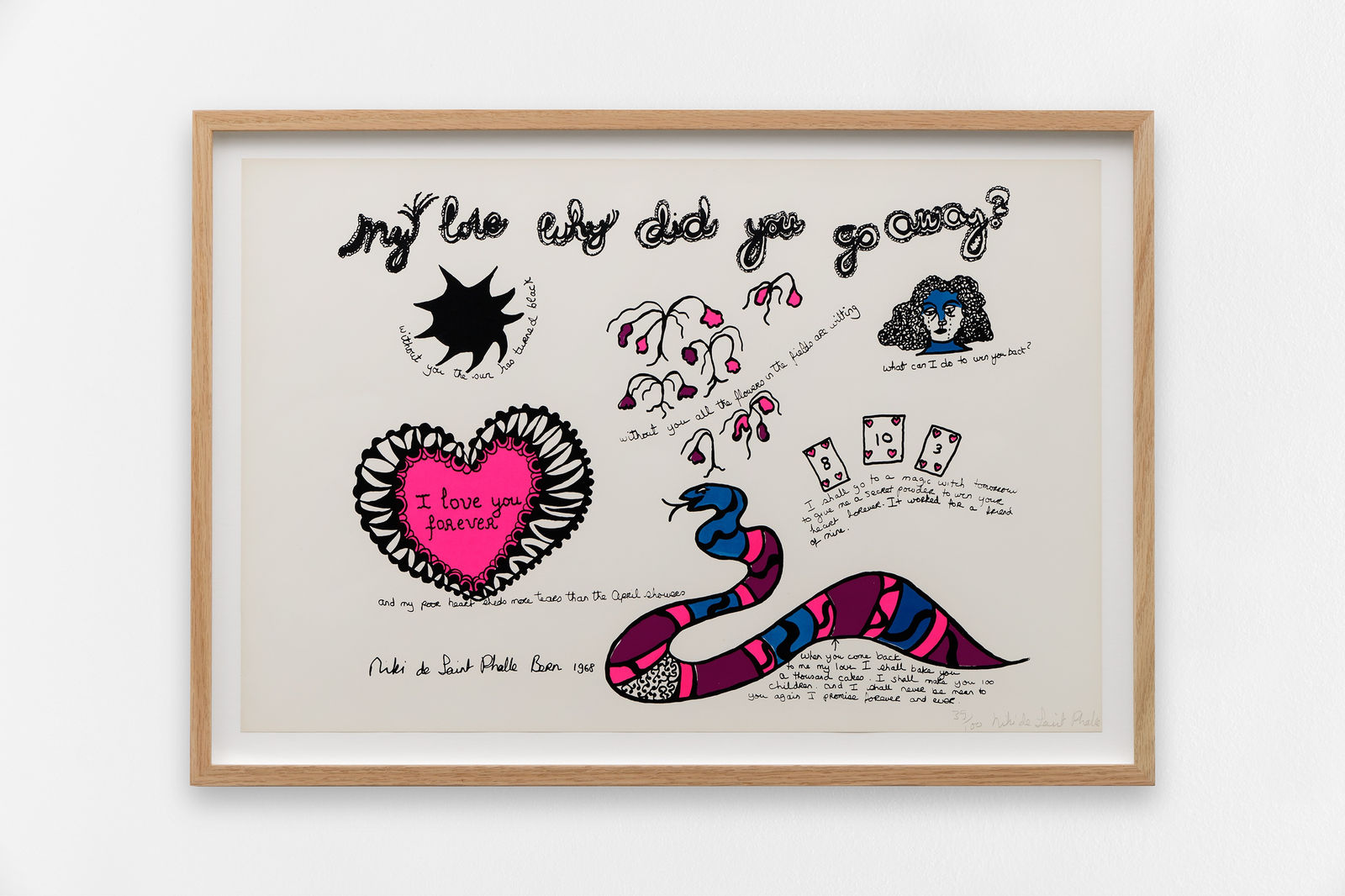 Niki de Saint Phalle, My Love Why Did You Go Away?, 1968. &copy; Niki Charitable Art Foundation. Courtesy of Mitterrand gallery. Photo: Aur&eacute;lien Mole