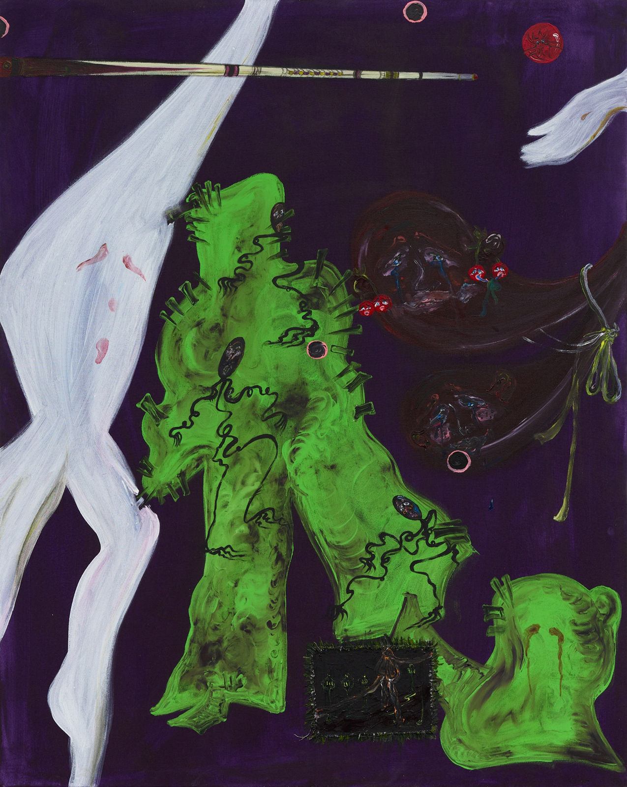 Victoria Palacios, Billard, scotch, encore ta forme, 2024