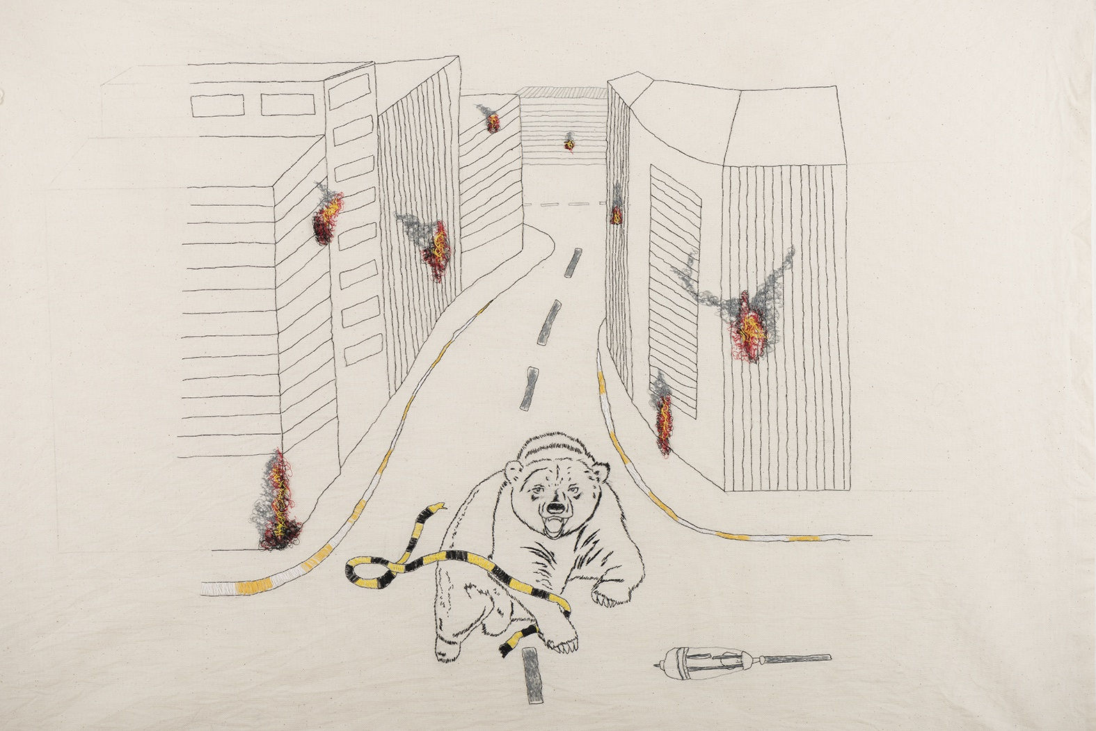 GÖKÇEN DİLEK ACAY, Passing Through the City , 2015