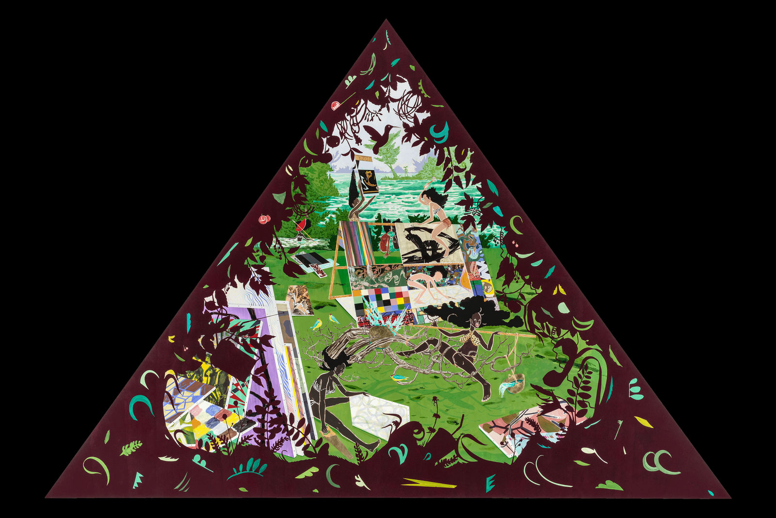 William Villalongo, The Thirsty Laborer (If You Build It), 2012