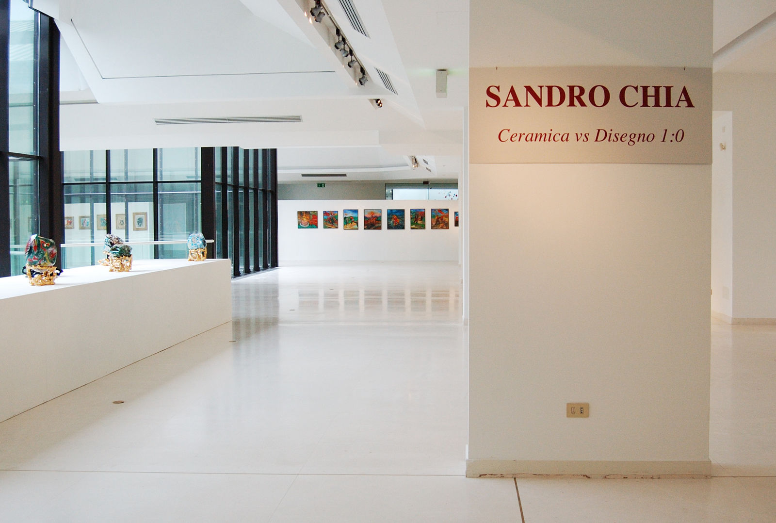 Sandro Chia Ceramics vs Drawing 1:0 , MIC - International Museum of Ceramics, Faenza | Installation view