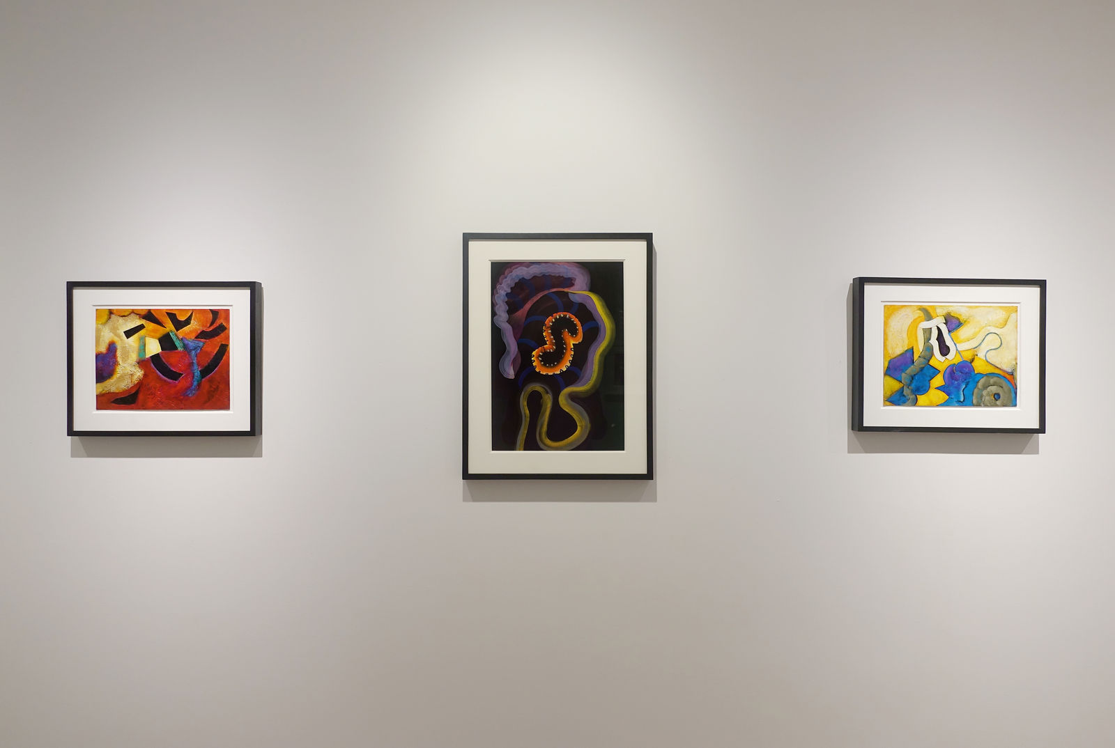 Installation view: Primordial Language: Small Works by William Scharf