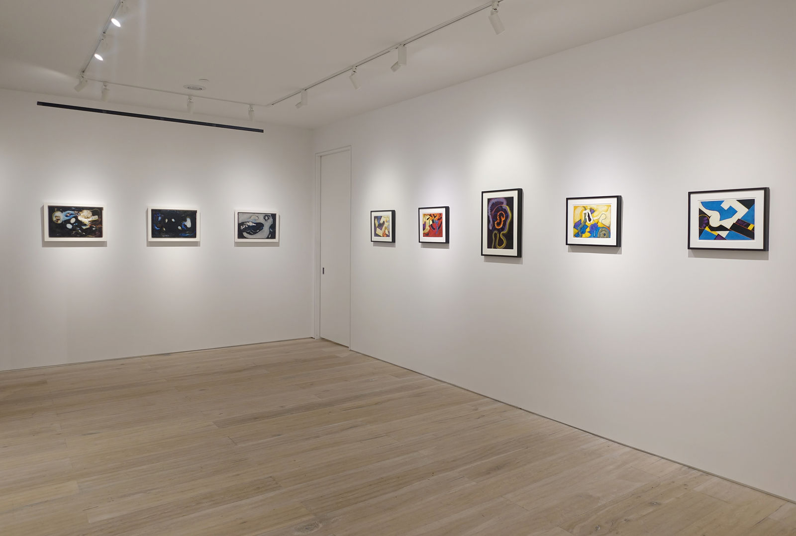 Installation view: Primordial Language: Small Works by William Scharf