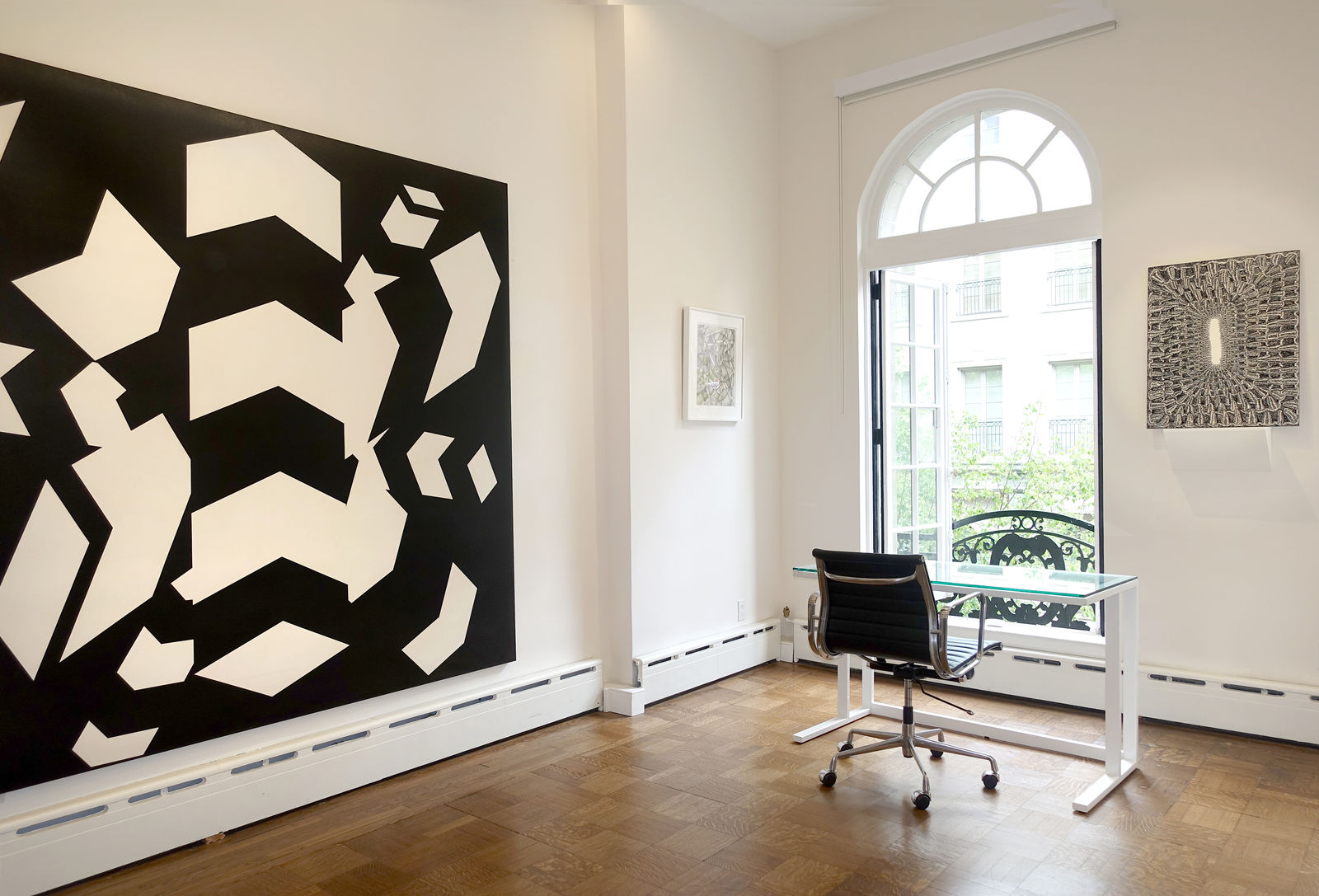 Installation view: In the Absence of Color: Artists Working in Black and White