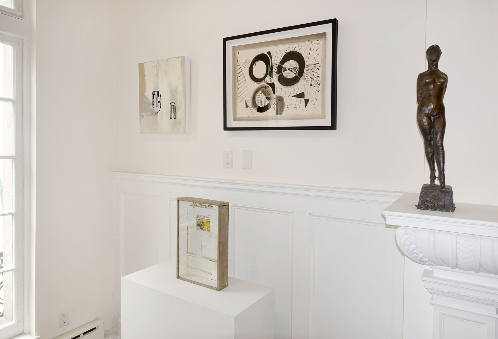 Installation view: In the Absence of Color: Artists Working in Black and White