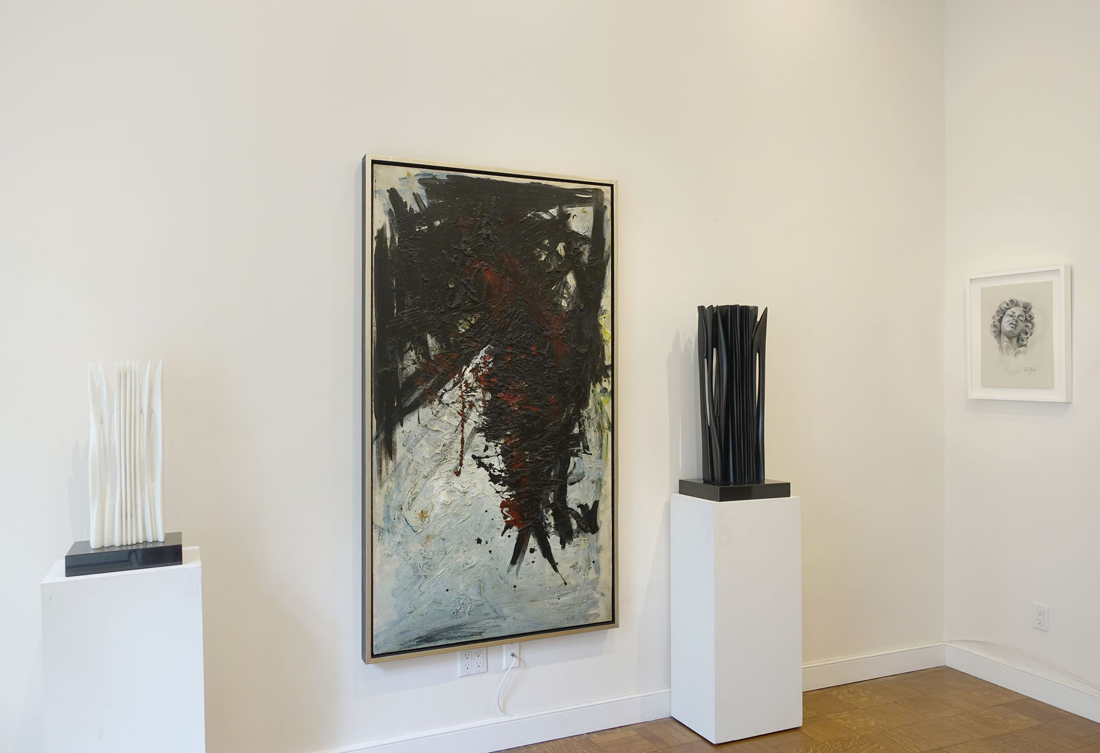 Installation view: In the Absence of Color: Artists Working in Black and White