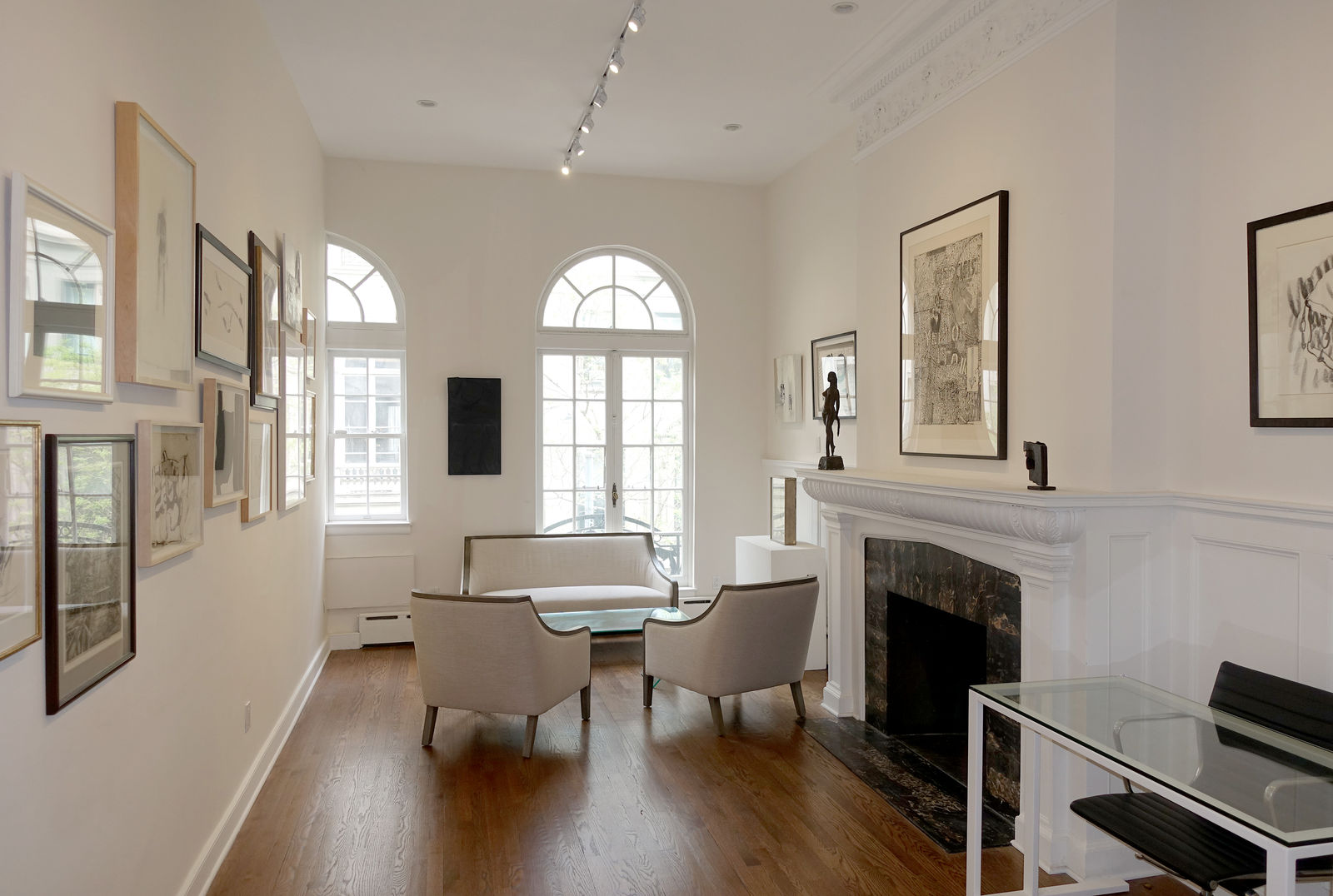 Installation view: In the Absence of Color: Artists Working in Black and White