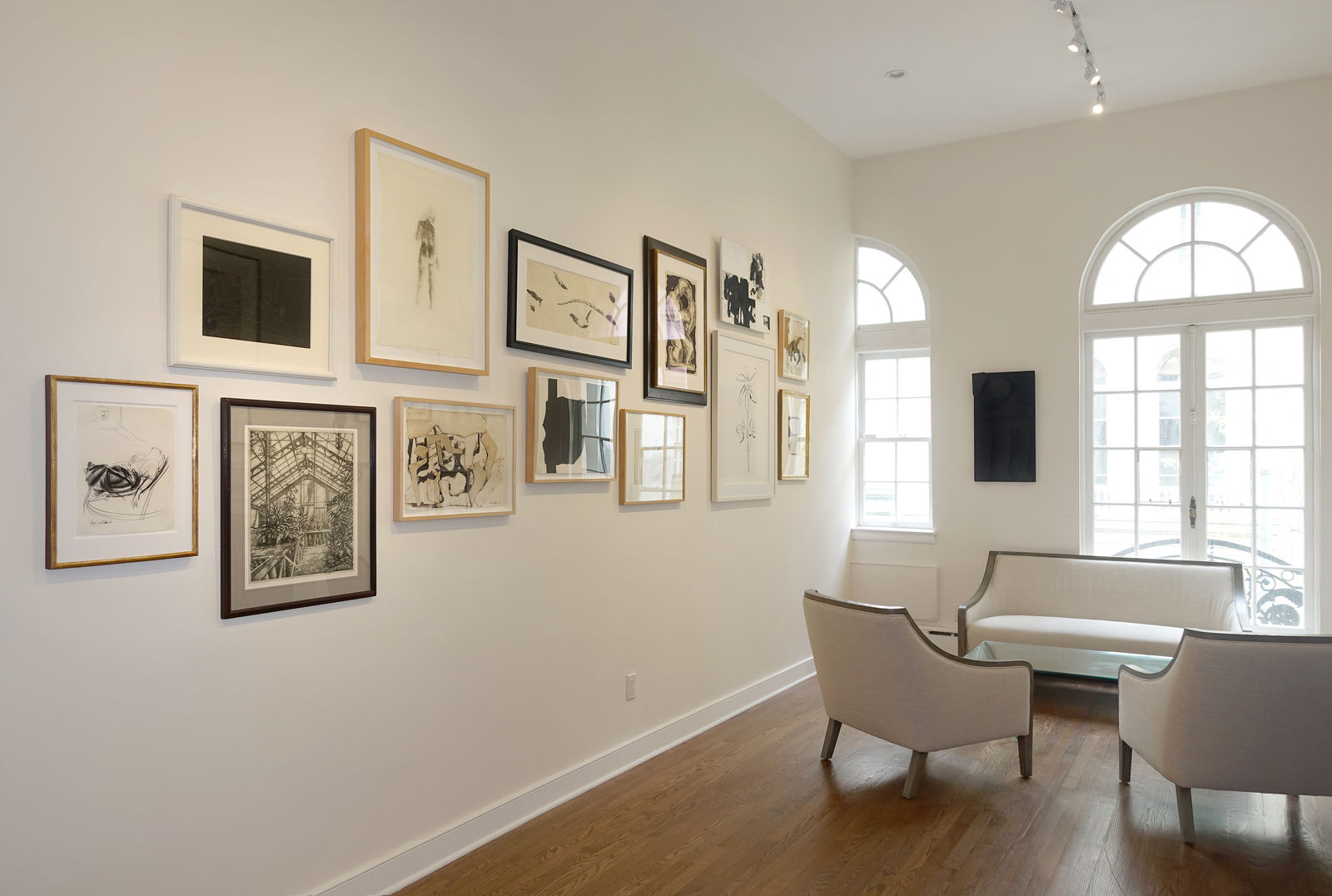 Installation view: In the Absence of Color: Artists Working in Black and White