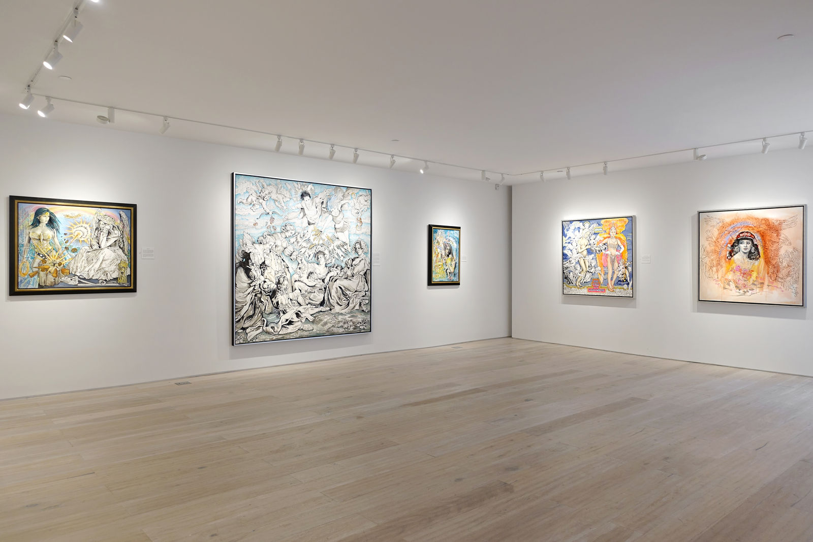 Installation view: Audrey Flack: Master Drawings from Crivelli to Pollock