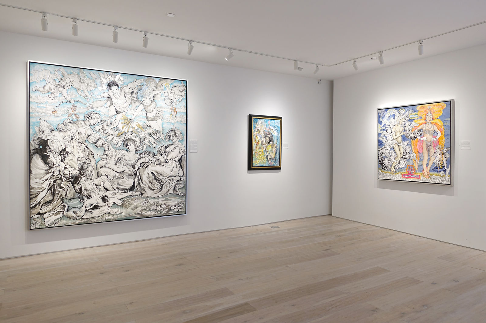 Installation view: Audrey Flack: Master Drawings from Crivelli to Pollock
