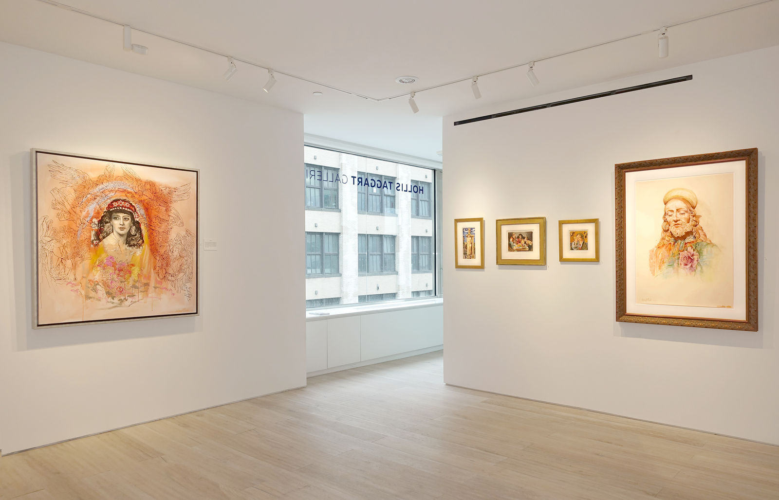 Installation view: Audrey Flack: Master Drawings from Crivelli to Pollock