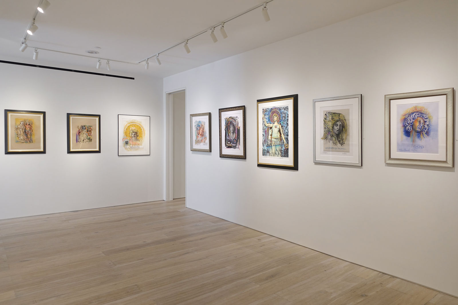 Installation view: Audrey Flack: Master Drawings from Crivelli to Pollock