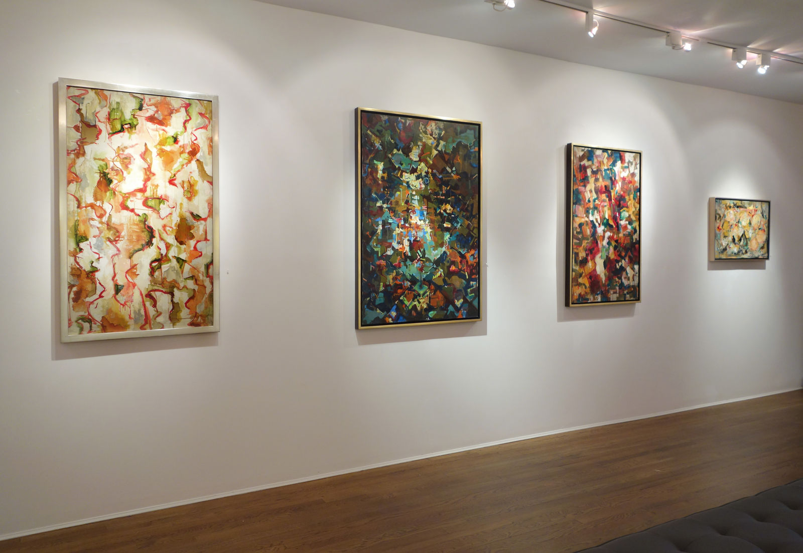 Installation view: Audrey Flack: The Abstract Expressionist Years