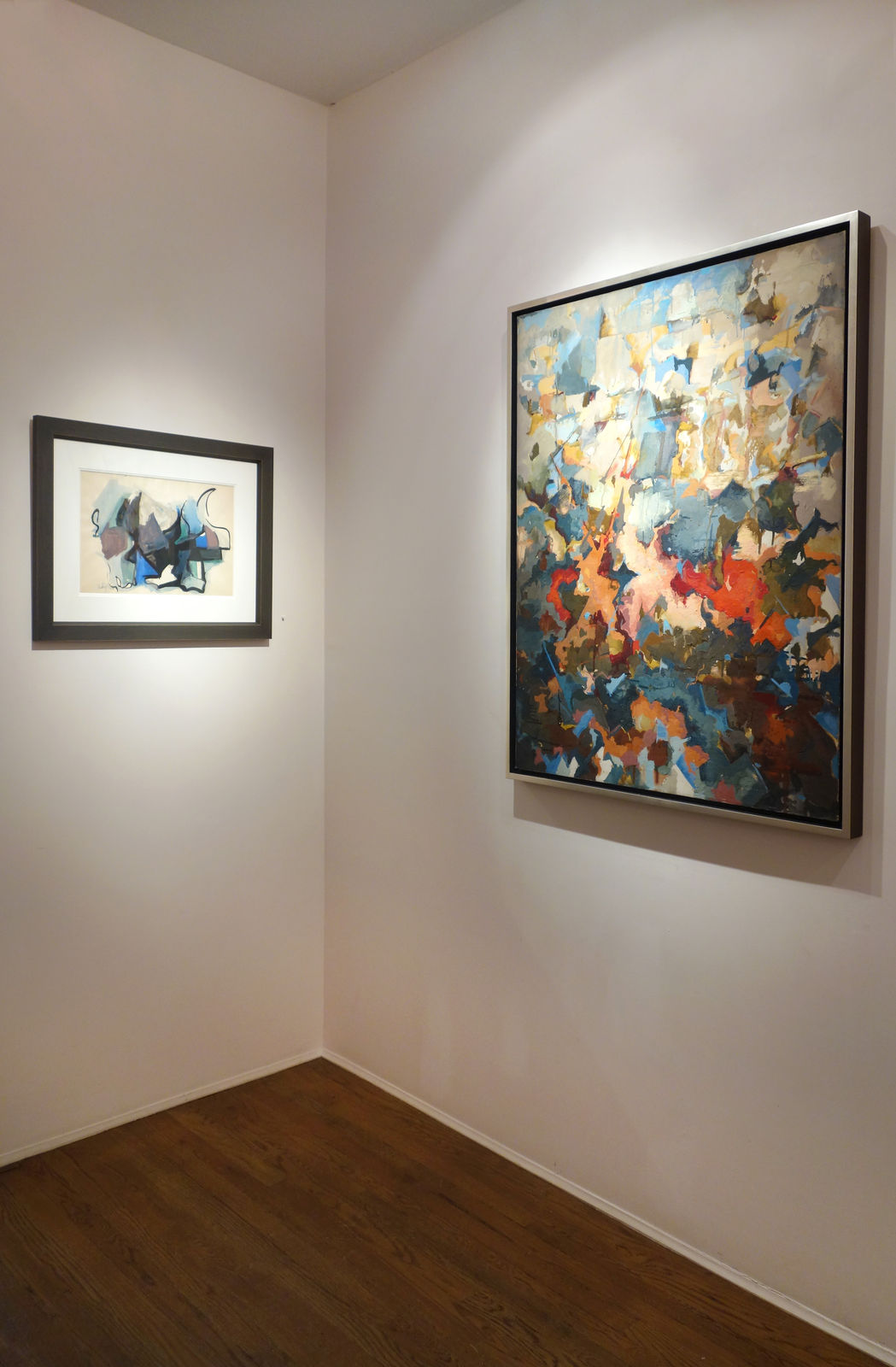 Installation view: Audrey Flack: The Abstract Expressionist Years