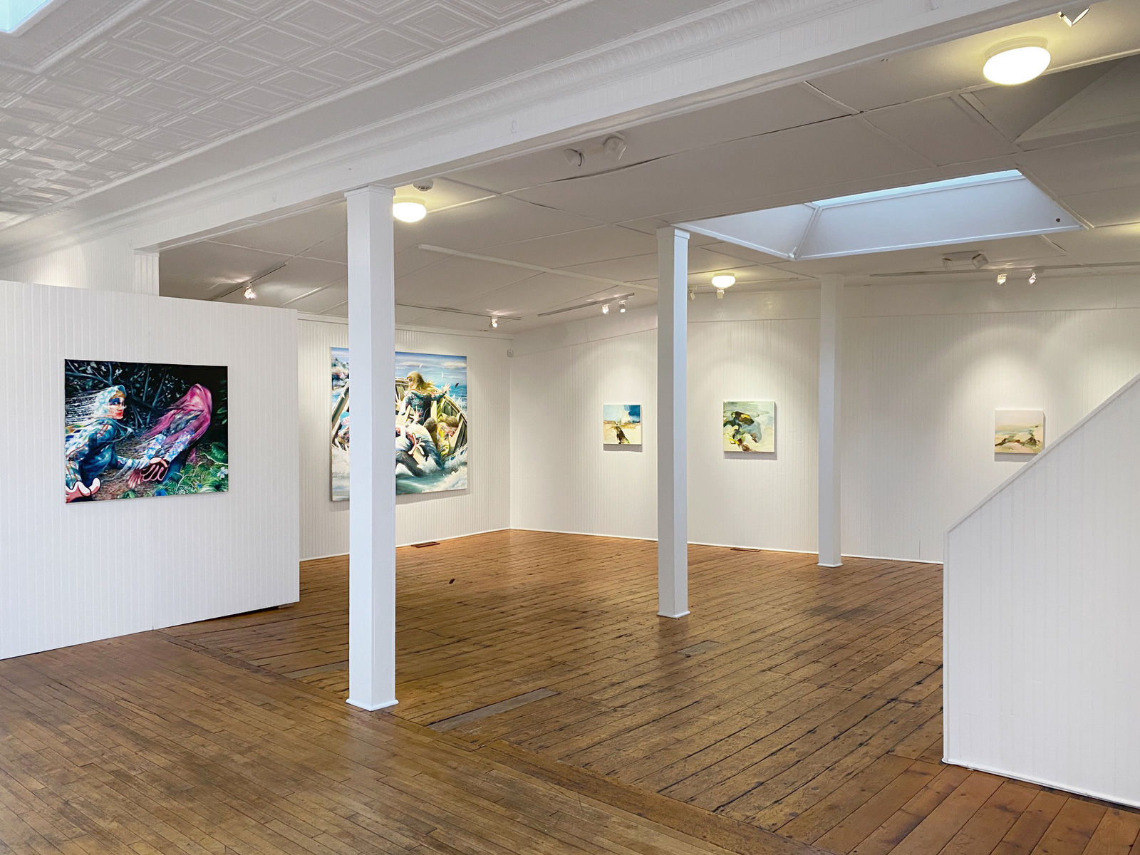 Installation view: A Way of Feeling: Thomas Agrinier, Hollis Heichemer, and Anna Pietrzak