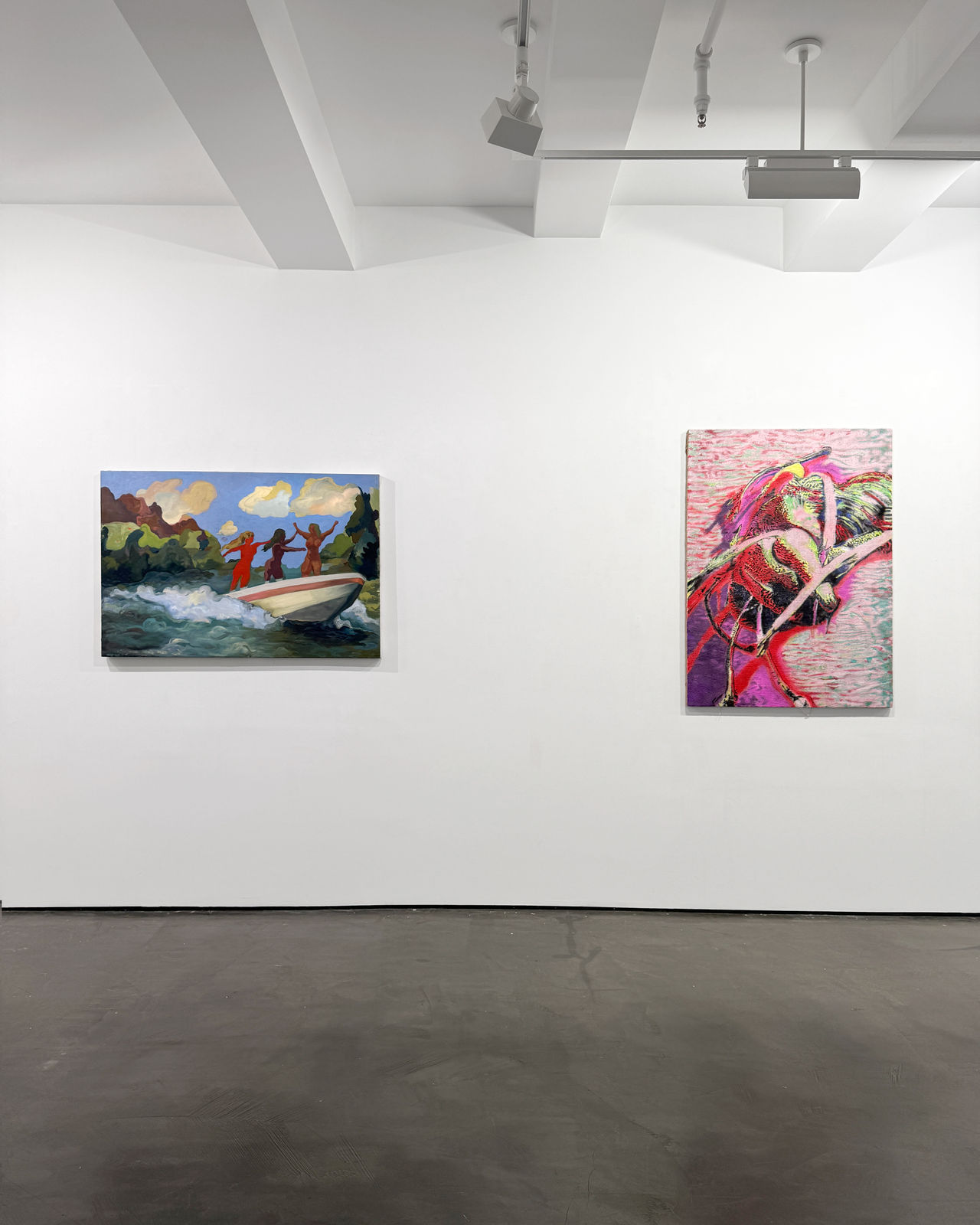 Installation view: When We Meet Again: RISD MFA Painting Class of 2025