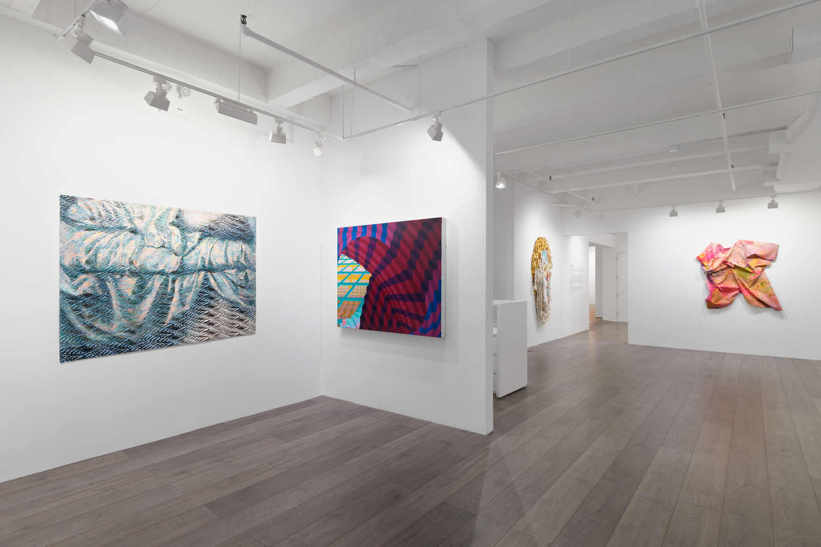 Installation view: Drop, Cloth