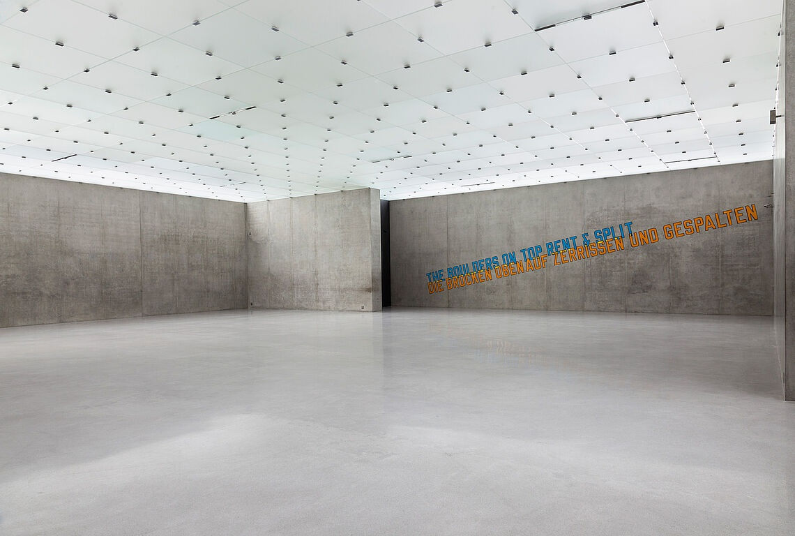 &copy; Lawrence Weiner | ARS, New York | Bildrecht, Wien, 2016 und Kunsthaus Bregenz