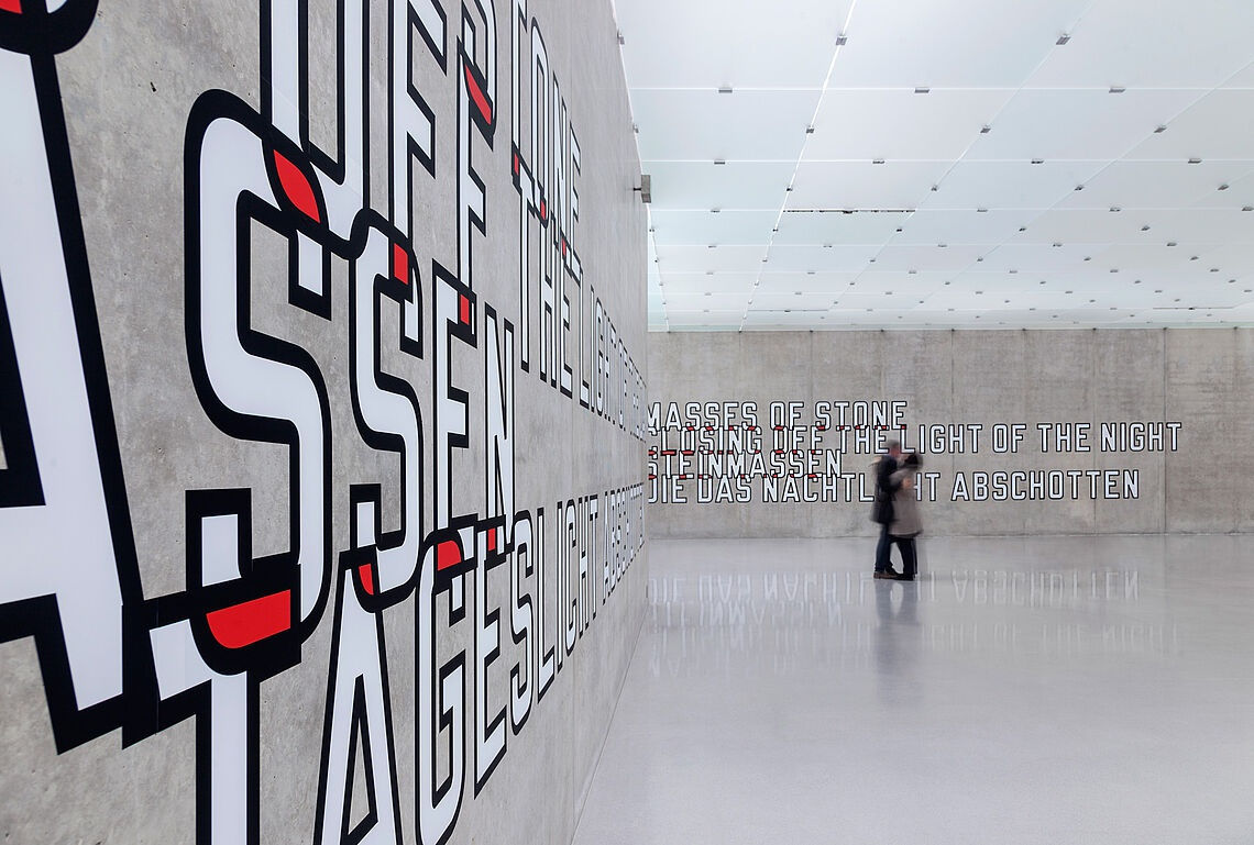 &copy; Lawrence Weiner | ARS, New York | Bildrecht, Wien, 2016 und Kunsthaus Bregenz