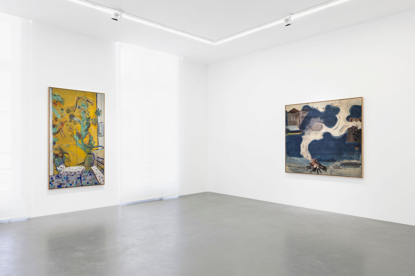 Installation View, Nick Goss, 'Isle of Thanet', 2024, Perrotin, Paris. Photograph Tanguy Beurdeley. Courtesy of Perrotin, Paris.