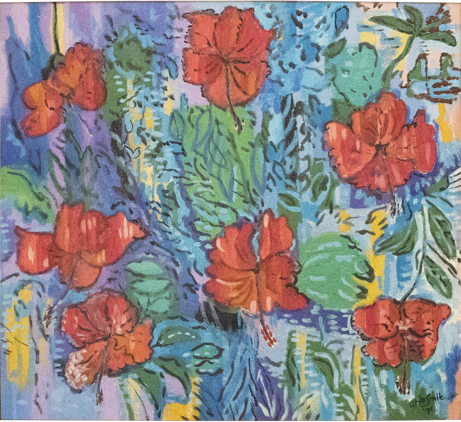 ARIE SMIT HIBISCUS, 1991