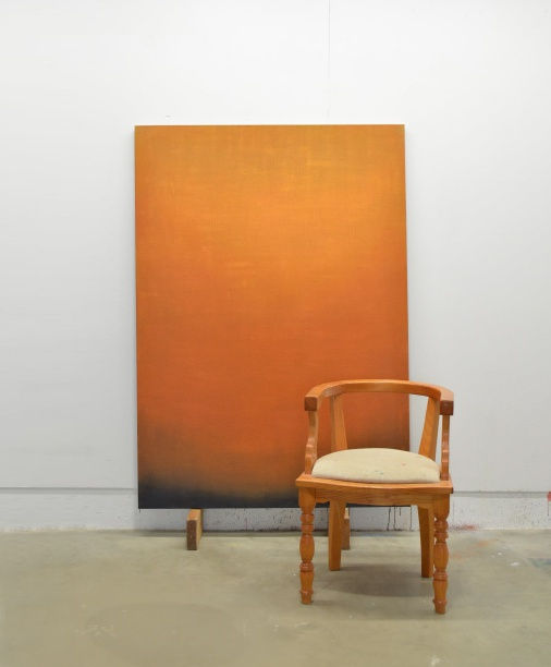 Quique Sarzamora, S/T Naranja IV, 2023