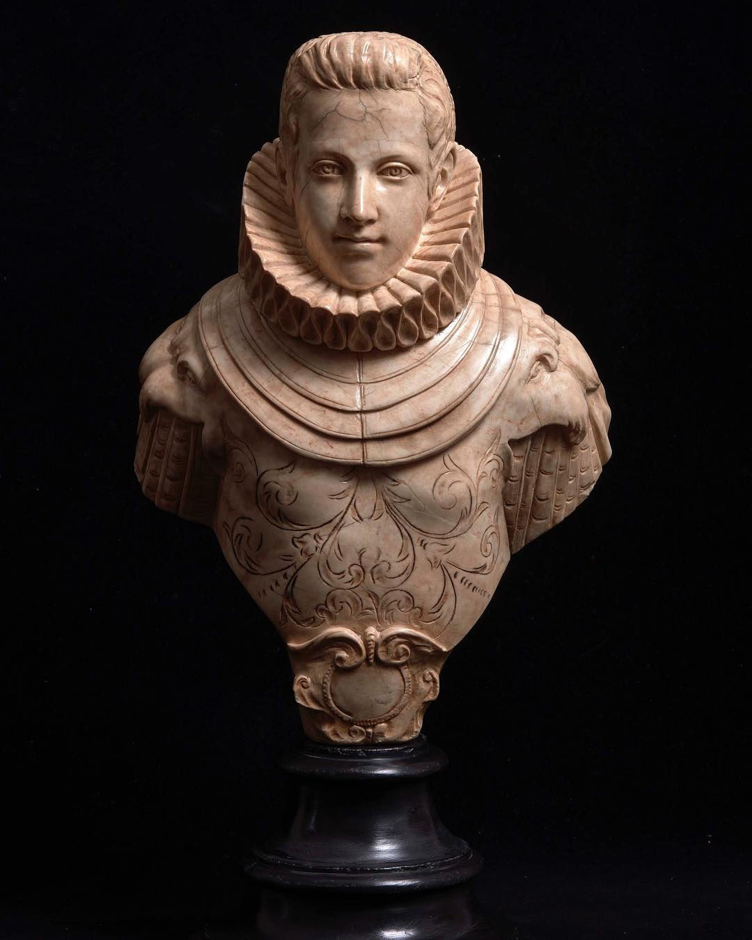 Rutilio Gaci, Bust portrait of Philip IV when he was Prince Madrid, Circa 1620-1621