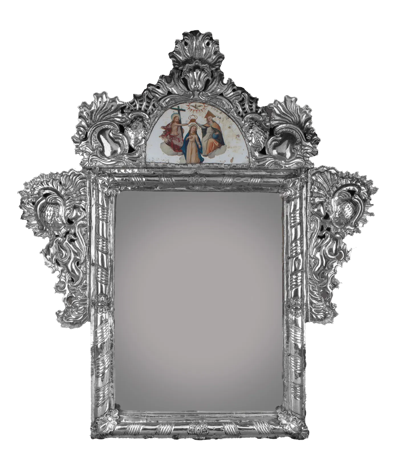 Frame with Painting and Mirror